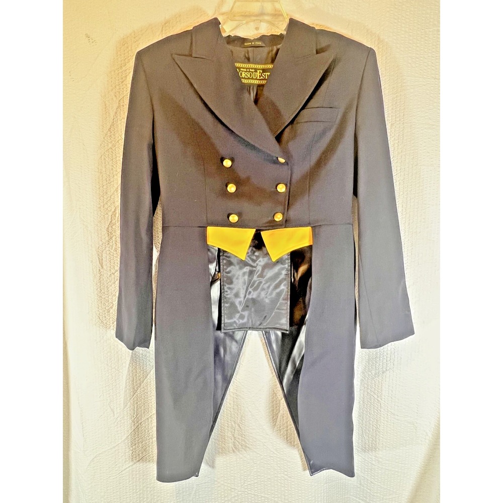 Brosod‎ Este Italian Wool Shad Belly Jacket Men's 42 Made in Italy Vintage